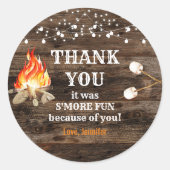 Sticker Rond Jardin Bonfire (Devant)