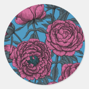 Sticker Rond Jardin de galets