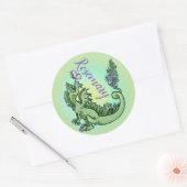 Sticker Rond jardin de lil herbe Dragon Rosemary (Enveloppe)