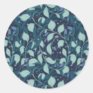 Sticker Rond Jardin de nuit