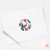 Sticker Rond Jardin de Peacock (Enveloppe)
