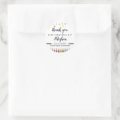 Sticker Rond Jardin d'enfants Grad Merci (Sac)