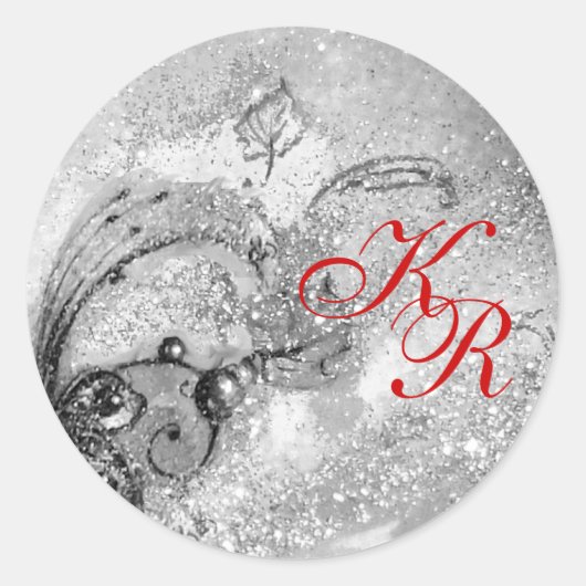 STICKER ROND JARDIN DES OMBRES PERDUES - MONOGRAM (Devant)