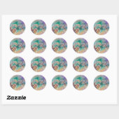 STICKER ROND JARDIN DES OMBRES PERDUES - MONOGRAM (Feuille)