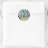 STICKER ROND JARDIN DES OMBRES PERDUES - MONOGRAM (Sac)