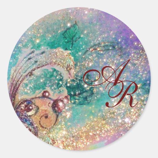 STICKER ROND JARDIN DES OMBRES PERDUES - MONOGRAM (Devant)