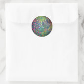 Sticker Rond Jardin italien Gustav Klimt (Sac)