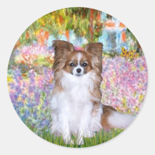 Sticker Rond Jardin - Papillon 6