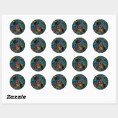 Sticker Rond Jardin toucan (Feuille)