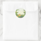 Sticker Rond Jardin végétal (Sac)