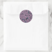 Sticker Rond Jardin Violet Lilac (Sac)
