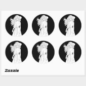 Sticker Rond Jardinier (Feuille)