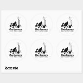 Sticker Rond Jardiniers (2) (Feuille)