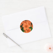 Sticker Rond Jardins orange (Enveloppe)
