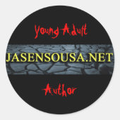 Sticker rond Jasen Sousa.Net (Devant)