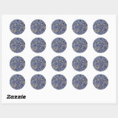 Sticker Rond Jasmine by William Morris (Feuille)