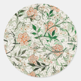 Sticker Rond Jasmine by William Morris