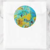 Sticker Rond Jasper bleu chrysocolla (Sac)
