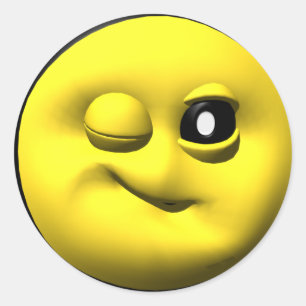 Sticker Rond Jaune