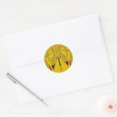 Sticker Rond jaune (Enveloppe)