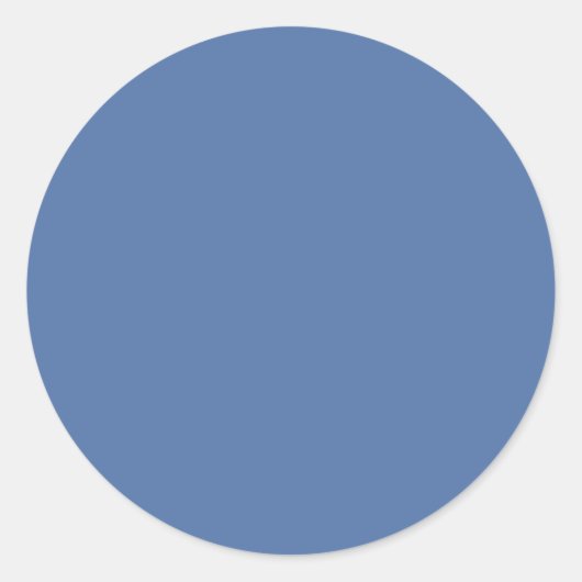 Sticker Rond Jaune bleu (couleur solide) (Devant)