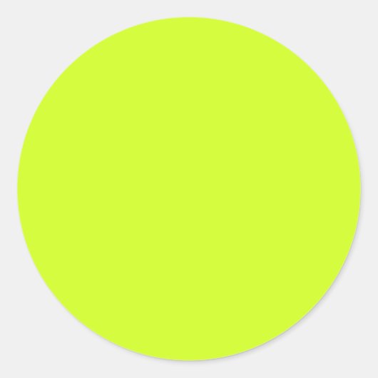 Sticker Rond Jaune de chaux (couleur solide) (Devant)