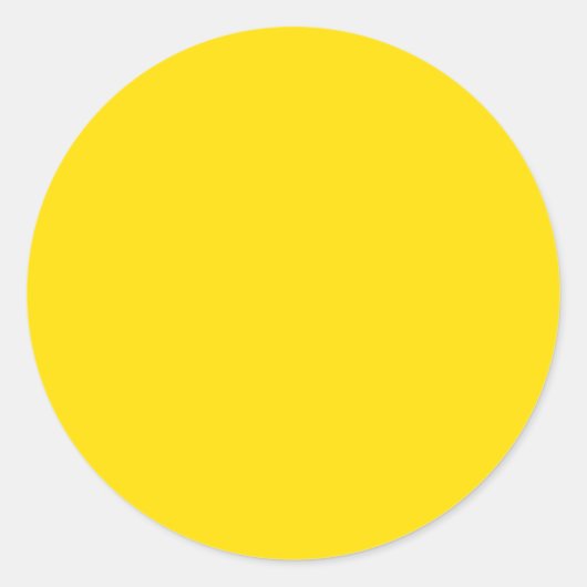 Sticker Rond Jaune doré (Devant)