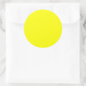 Sticker Rond Jaune Grand (Sac)