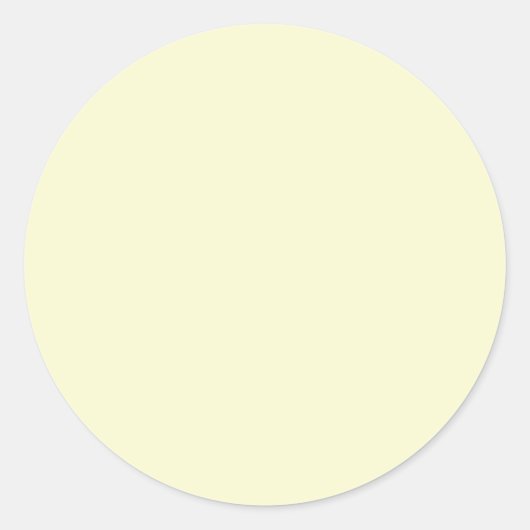 Sticker Rond Jaune Light Goldenrod (Devant)