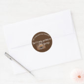 Sticker Rond "Java Script" (Enveloppe)