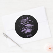 Sticker Rond J'Avais Une Feuille D'Autocollant D'Avortement (6  (Enveloppe)