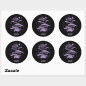 Sticker Rond J'Avais Une Feuille D'Autocollant D'Avortement (6  (Feuille)