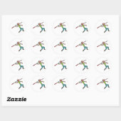 Sticker Rond Javelin (Feuille)