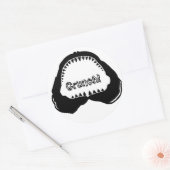 Sticker Rond Jaw de requin (Enveloppe)