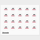 Sticker Rond Jax Rocks (Feuille)