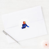 Sticker Rond Jayhawk Allons-y (Enveloppe)
