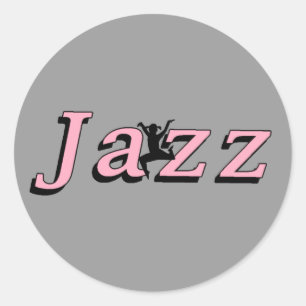 Sticker Rond Jazz