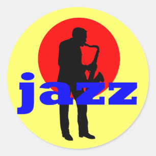 Sticker Rond Jazz