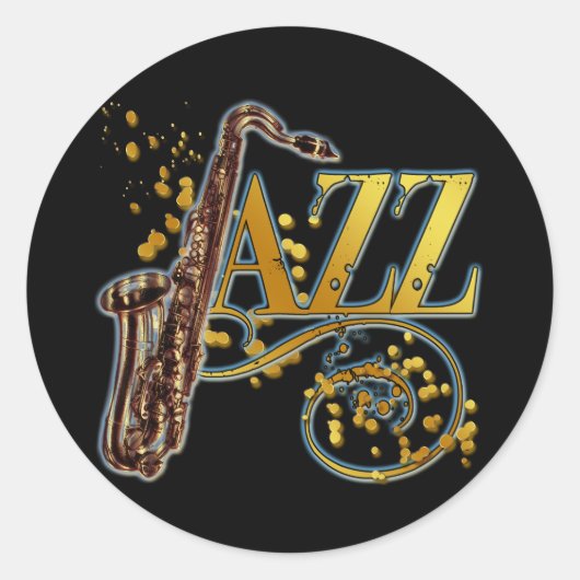 STICKER ROND JAZZ (Devant)