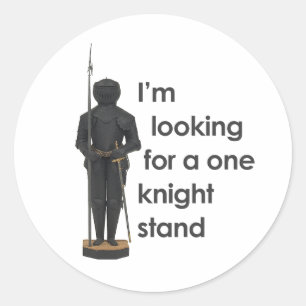 STICKER ROND JE CHERCHE UNE AVENTURE D'UNE NUIT