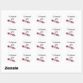 Sticker Rond JE choisis JOY (Feuille)