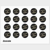 Sticker Rond Je comprends l'affectation Vote Kamala's 2024 (Feuille)