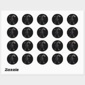 Sticker Rond Je Comprends L'Élection 2024 De L'Ignment Des Chau (Feuille)