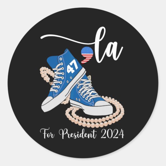 Sticker Rond Je Comprends L'Ignment Comma La Cute Chaussures Ka (Devant)