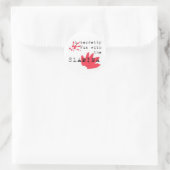 Sticker Rond Je cours secrètement avec la SLAMINA (Sac)