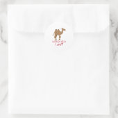 Sticker Rond Je crache (Sac)
