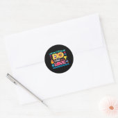 Sticker Rond Je Fais Ce Que J'Aime (Enveloppe)