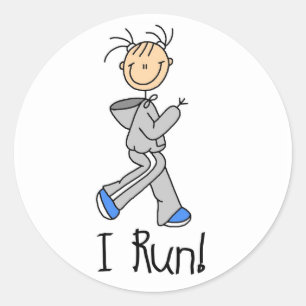 Sticker Rond Je fais des T-shirts et des cadeaux