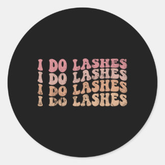 Sticker Rond Je fais Lashes Lash Tech Lash Je fais Lashes