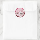 Sticker Rond Je fais Mariage Faire-part Enveloppe Sceau (Sac)